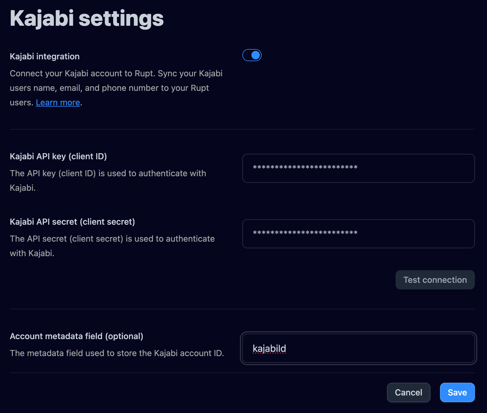 Kajabi API Integration